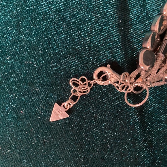 Silpada Hematite and glass beads 5 strand necklace - Picture 4 of 5